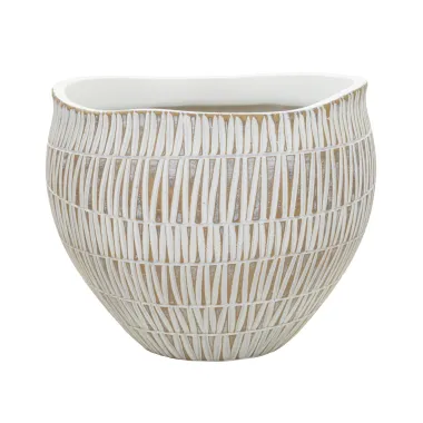 Cachepot StikY z żywicy 26X20,5 cm